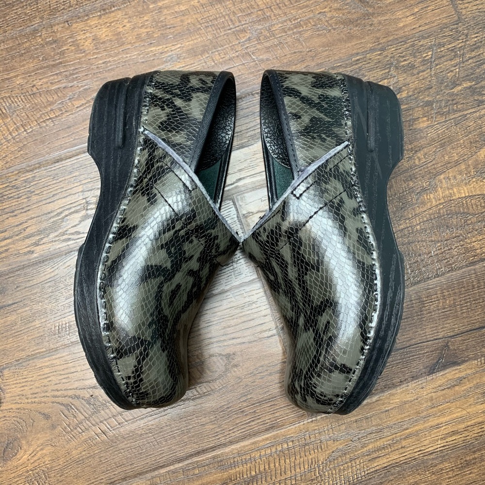 Dansko Professional Python Print Clogs - Picture 8 of 9